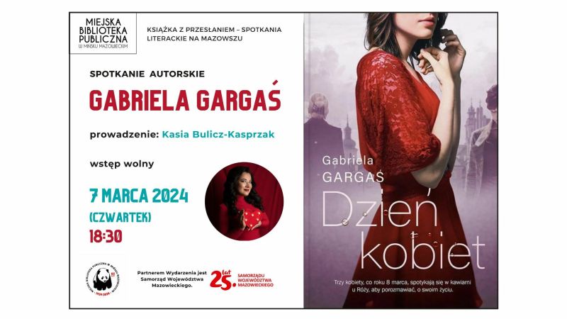 Spotkanie autorskie z Gabrielą Gargaś z okazji Dnia Kobiet w MBP